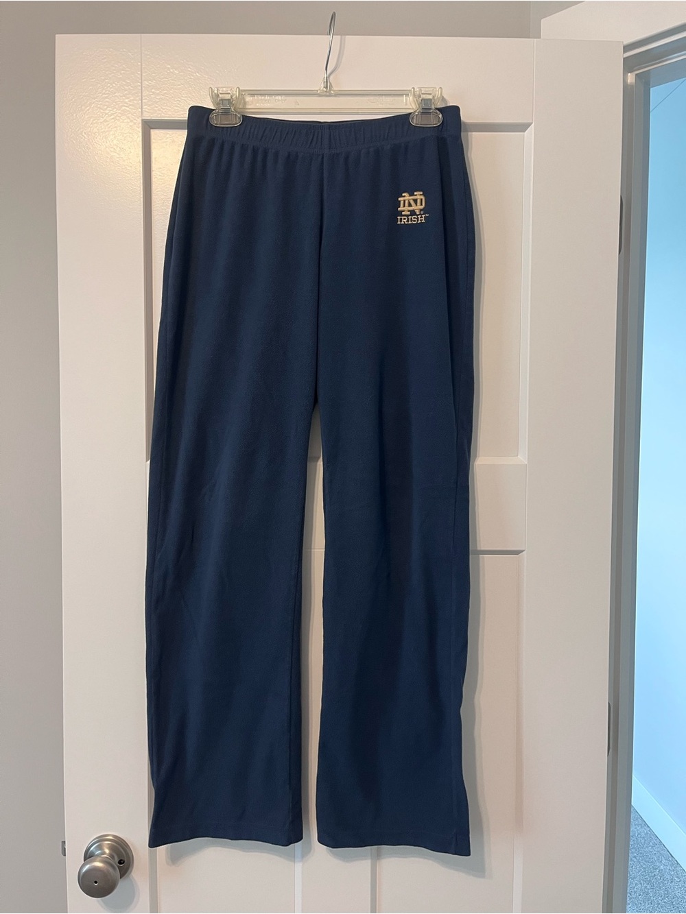 Women’s Notre Dame Navy Sweatpants with Logo